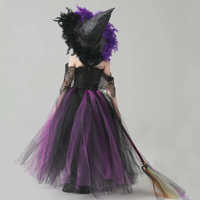Halloween Children's Stage Performance Witch Dress (2)