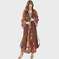 Bohe mian Style Dress With Embroidery
