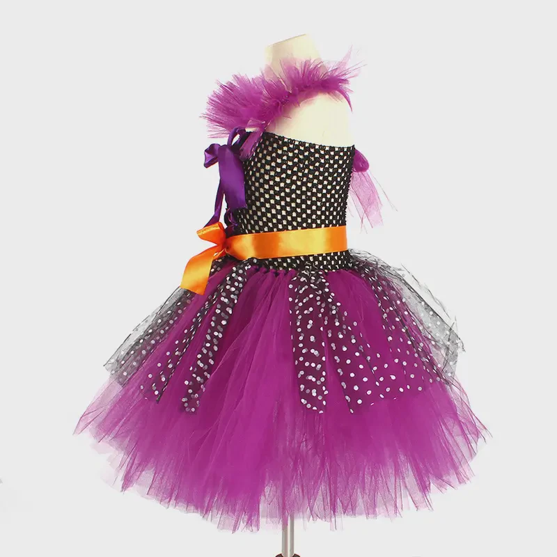 Children's Lace-Sleeved Witch Costume(13)