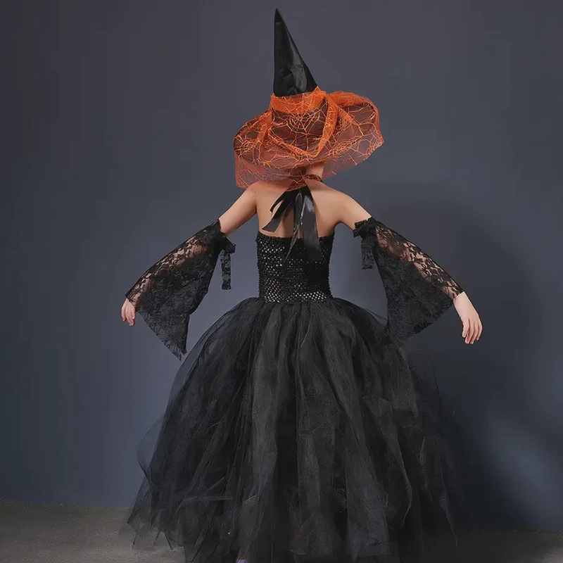 Children's Costume Party Witch Costume Set (5)
