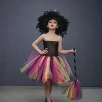 Rainbow Witch Hat Tutu Costume