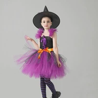 Purple Witch Tutu Costume Kids