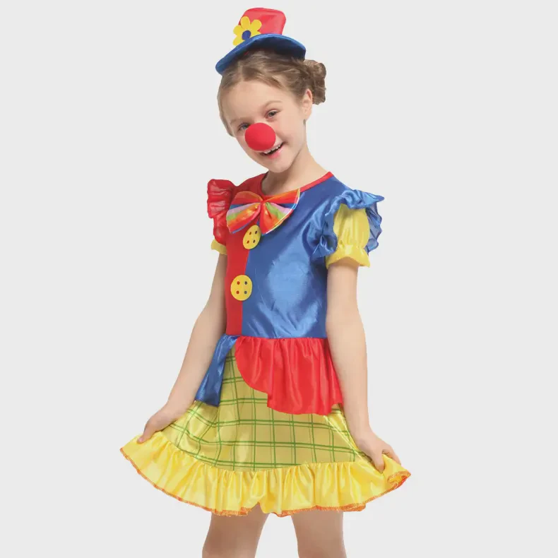 clown costume halloween kids(5)