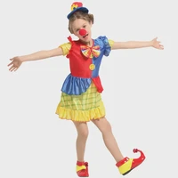 Girl Clown Costume With Bowtie