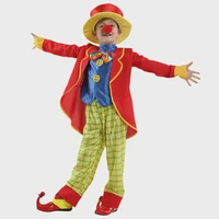 Boy Clown Costume With Red Hat