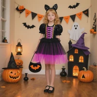Cute Girl Halloween Spider Princess Dress