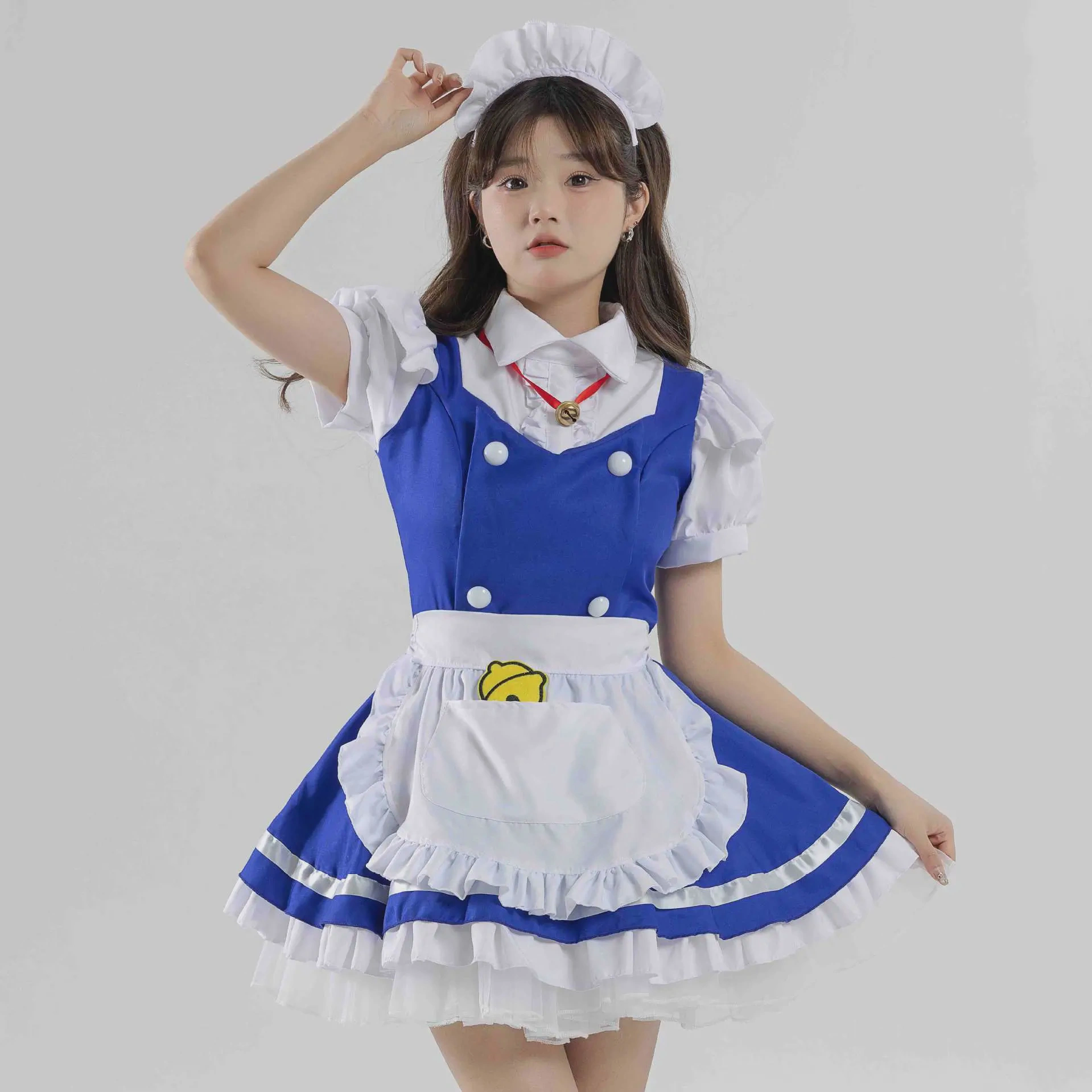 sweet anime maid costume1