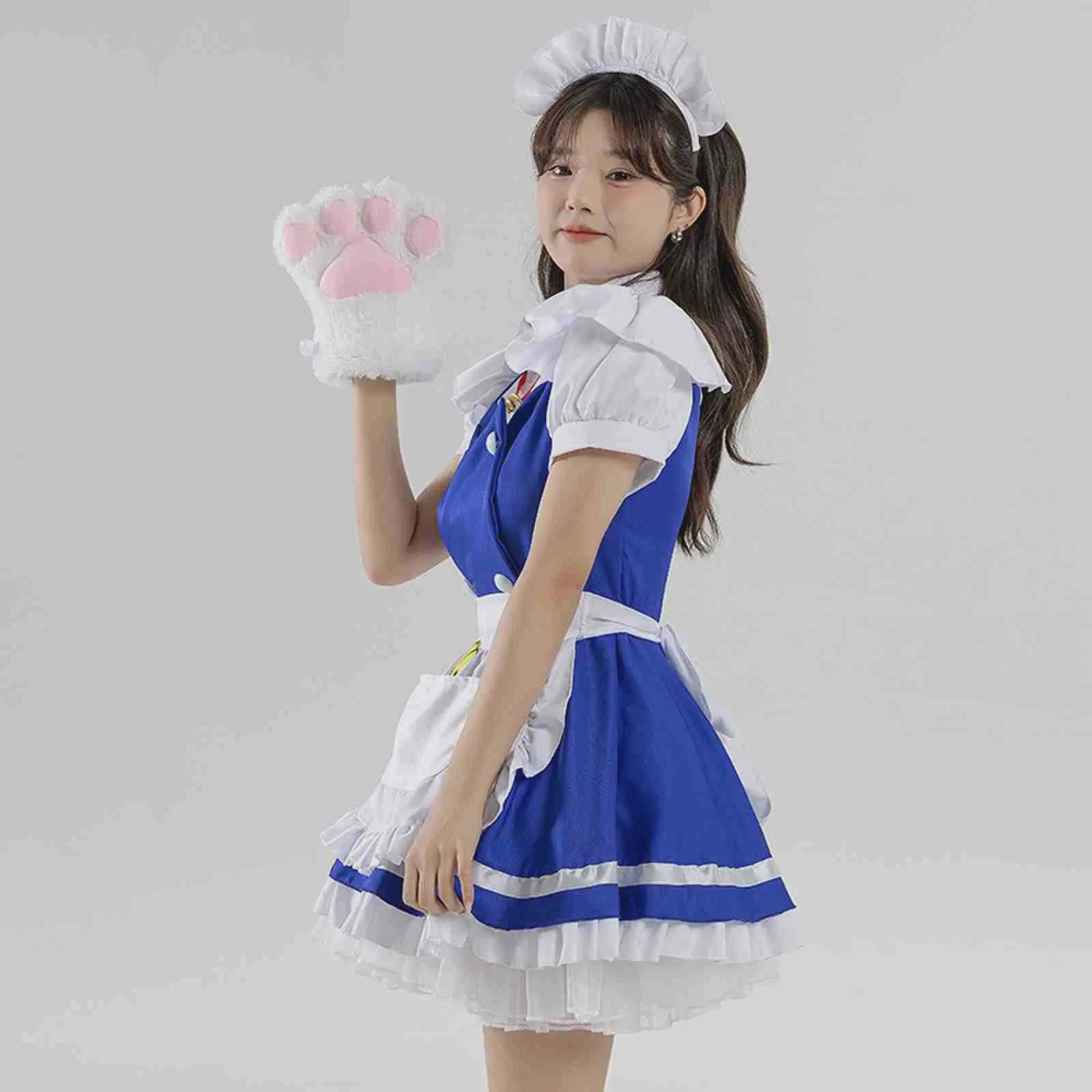 sweet anime maid costume3