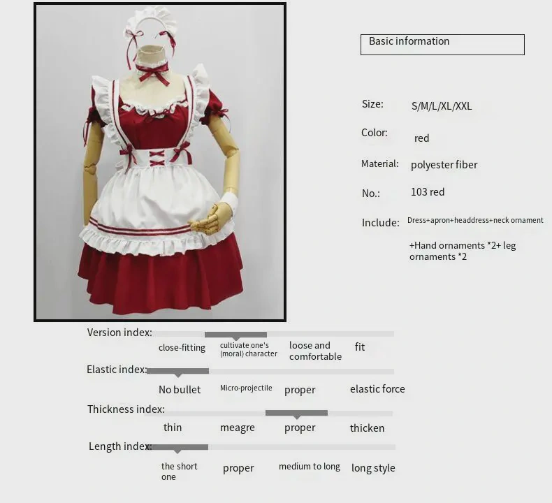 anime cosplay maid dress4