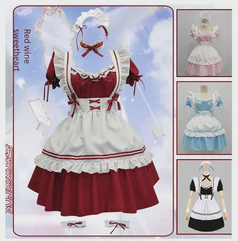 anime cosplay maid dress12