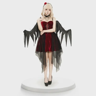 Winged Goth Dress