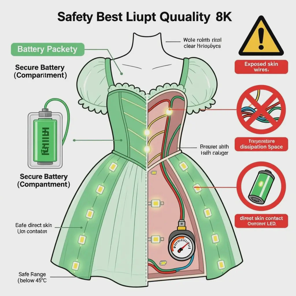 LED dress tutorial