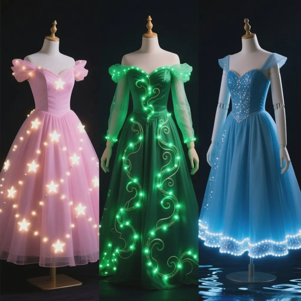 DIY light up princess costume