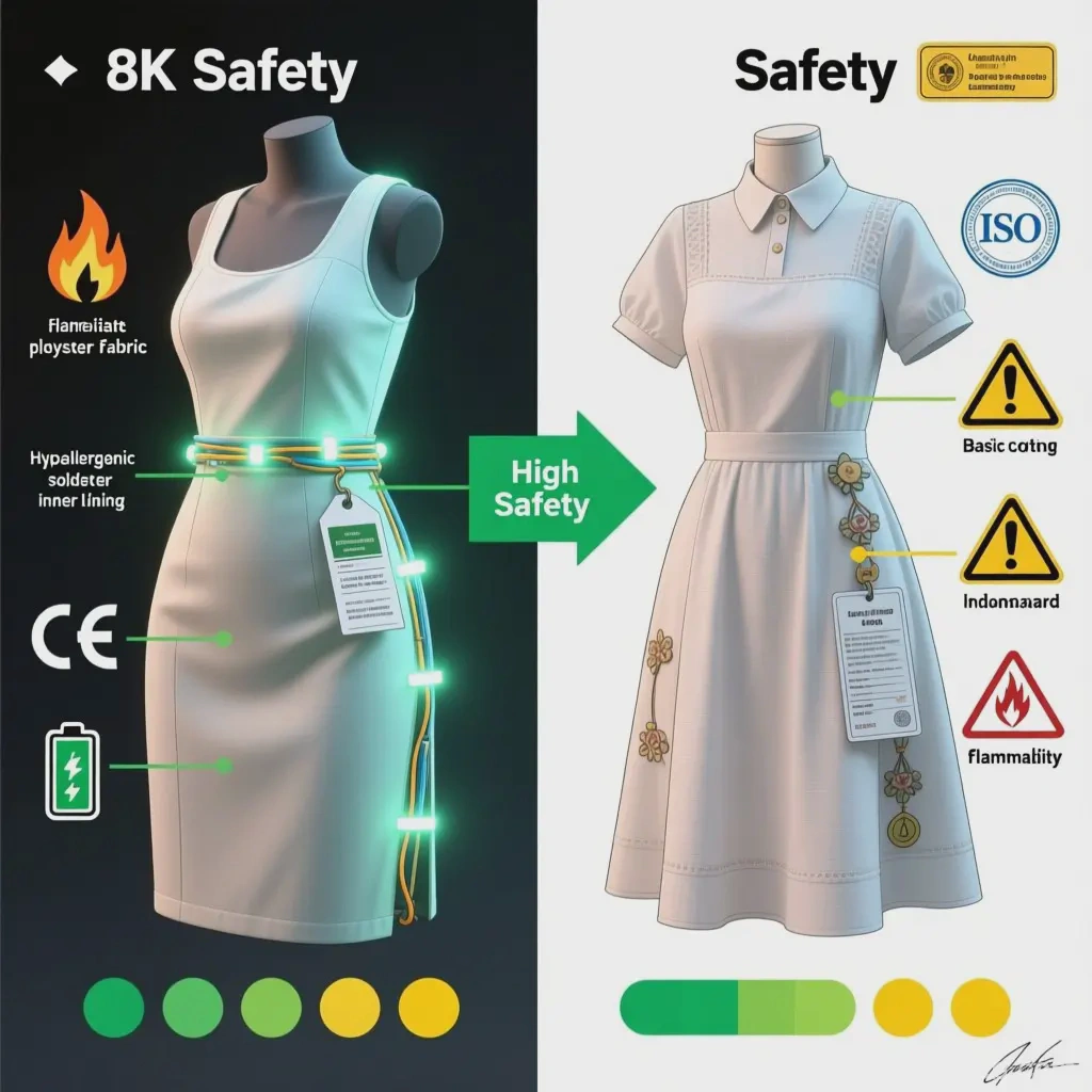 battery operated dress hazards