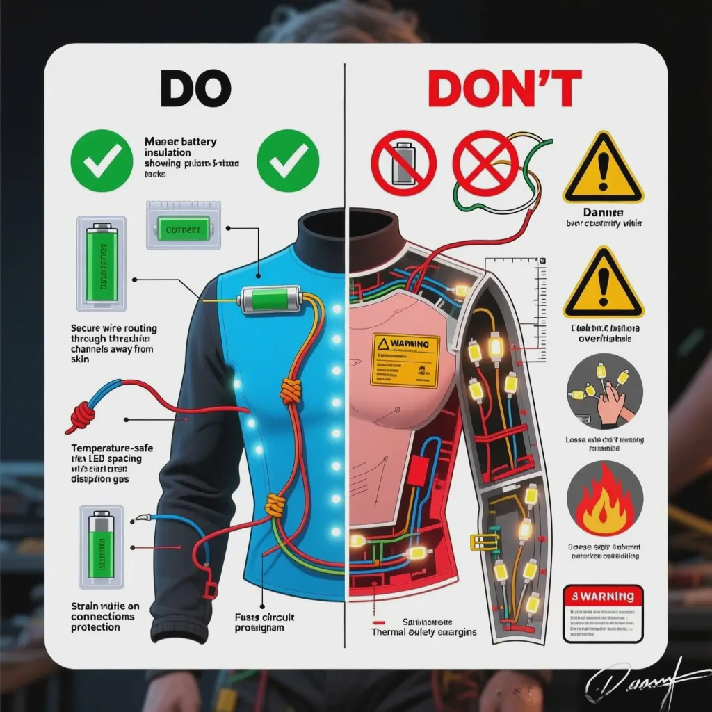 no-sew costume lighting