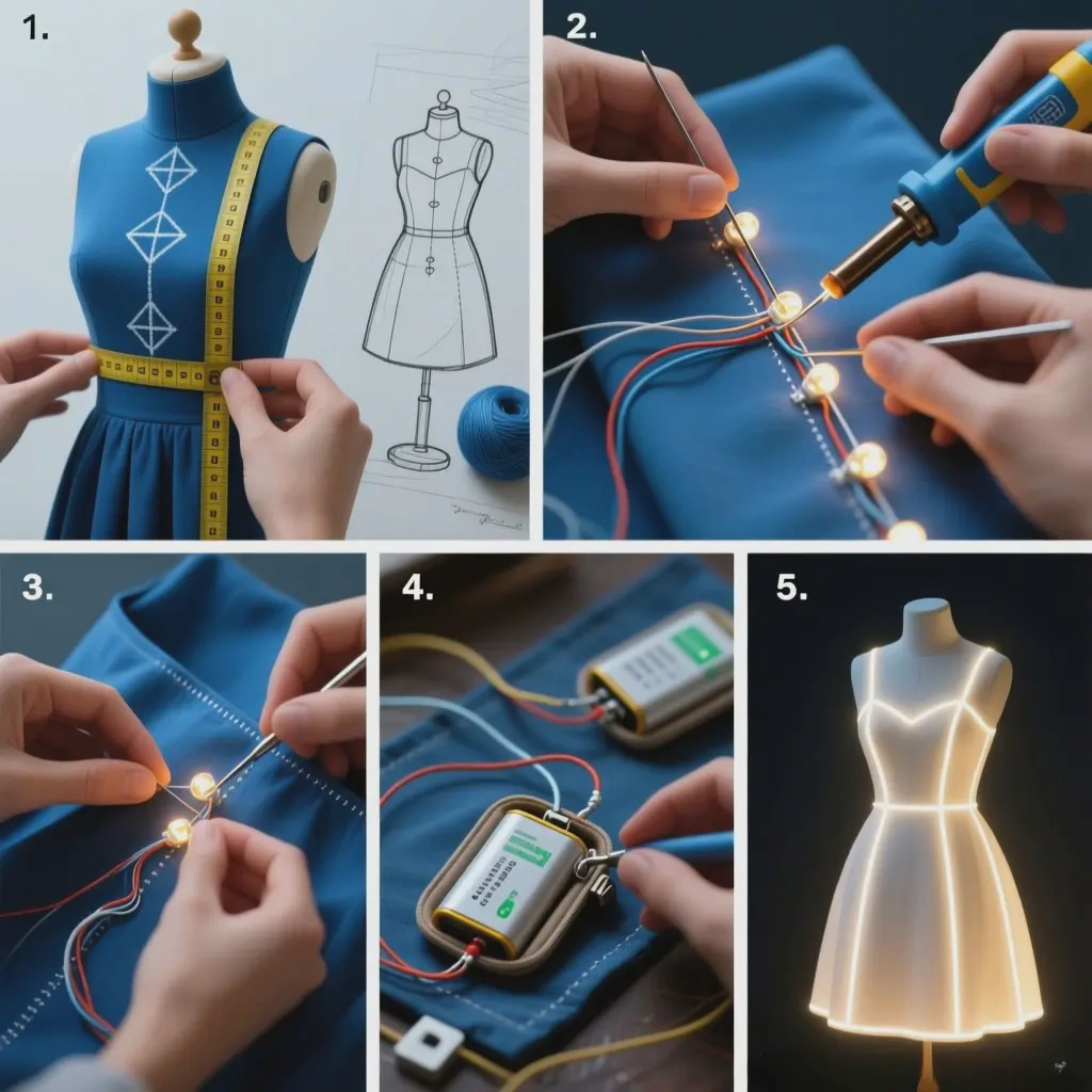 easy DIY costume lights