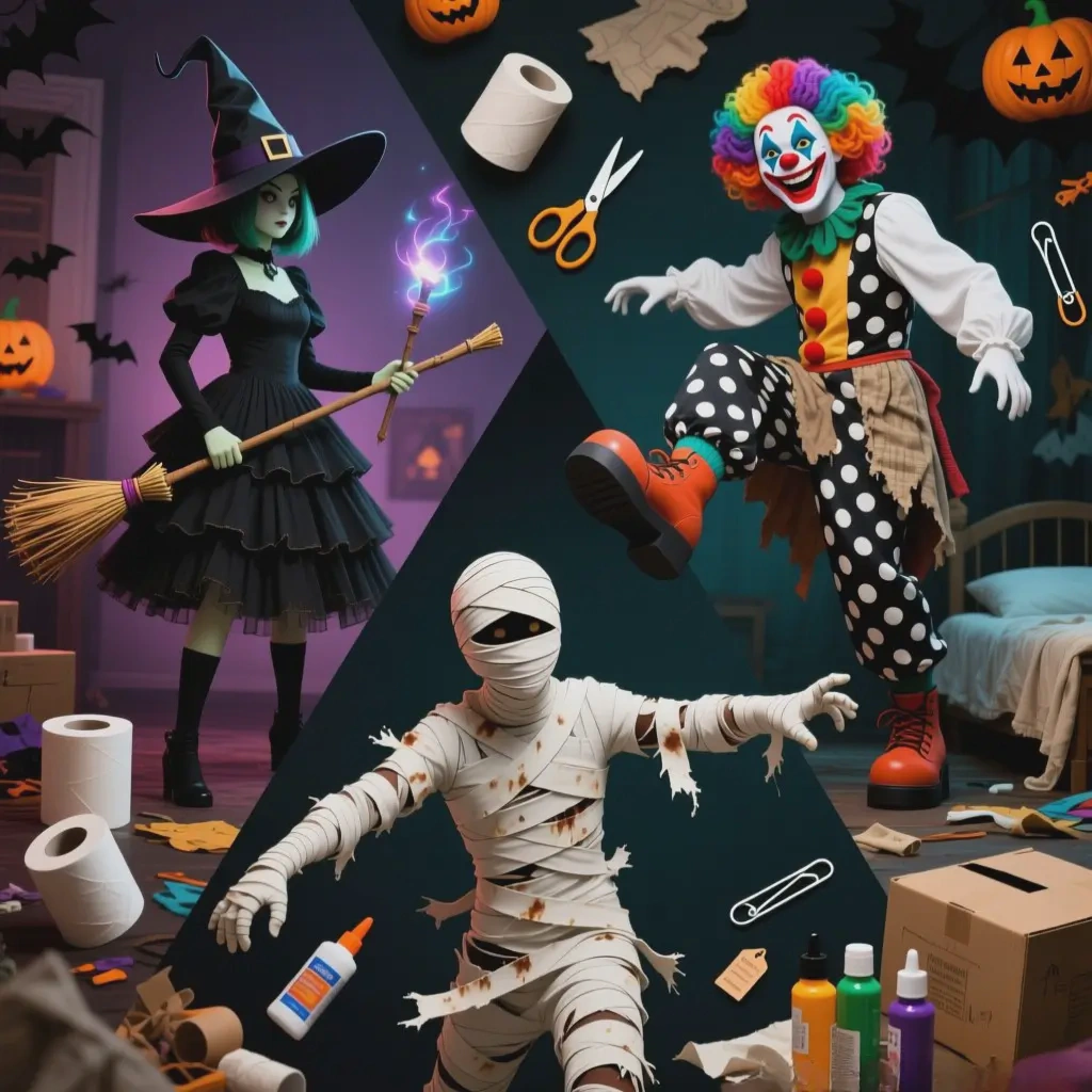 easy clown costume DIY