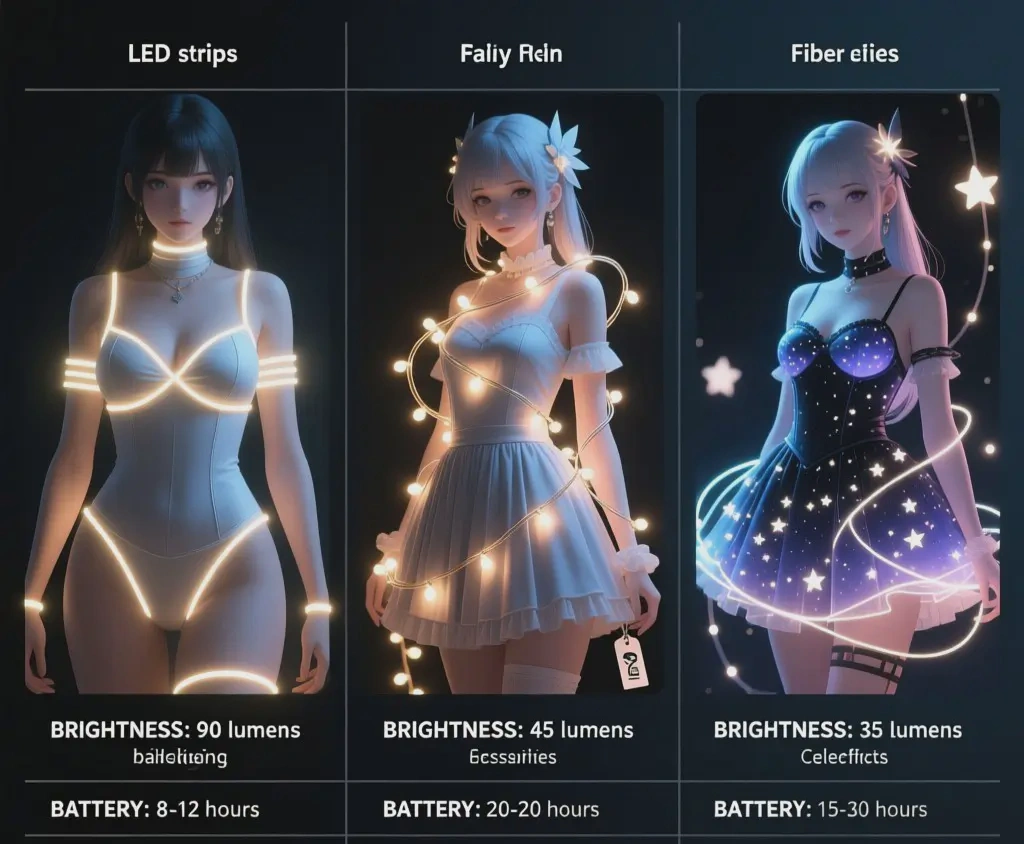 DIY light up costume