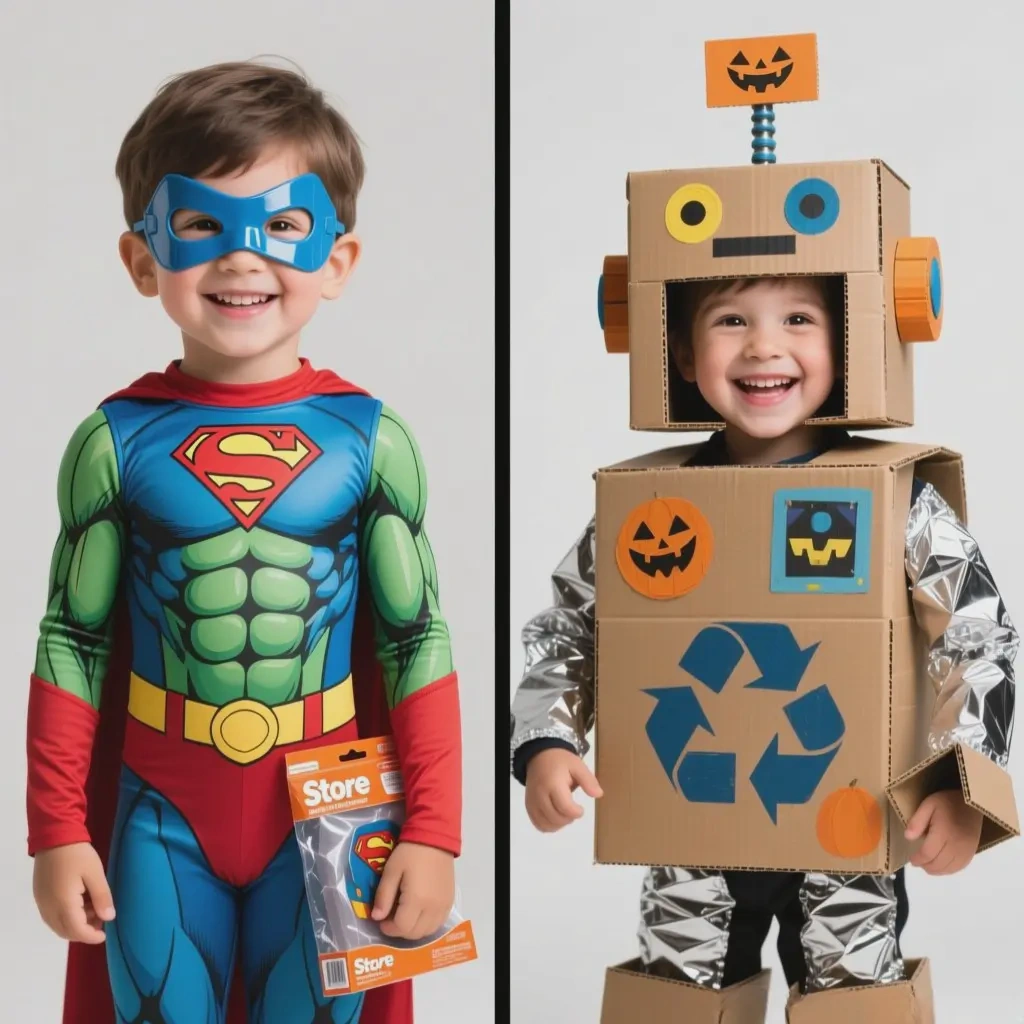 store bought vs diy costume