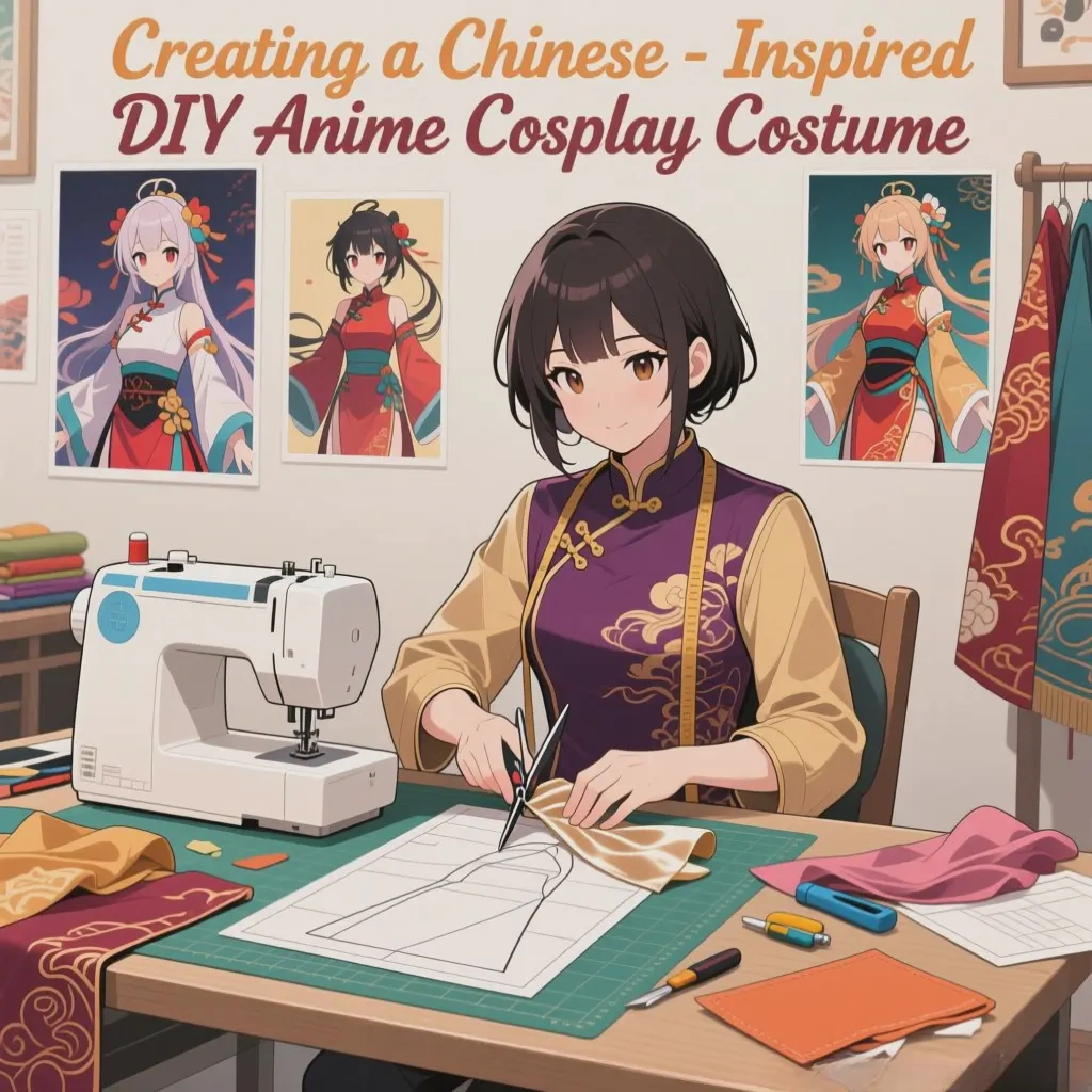 DIY anime cosplay