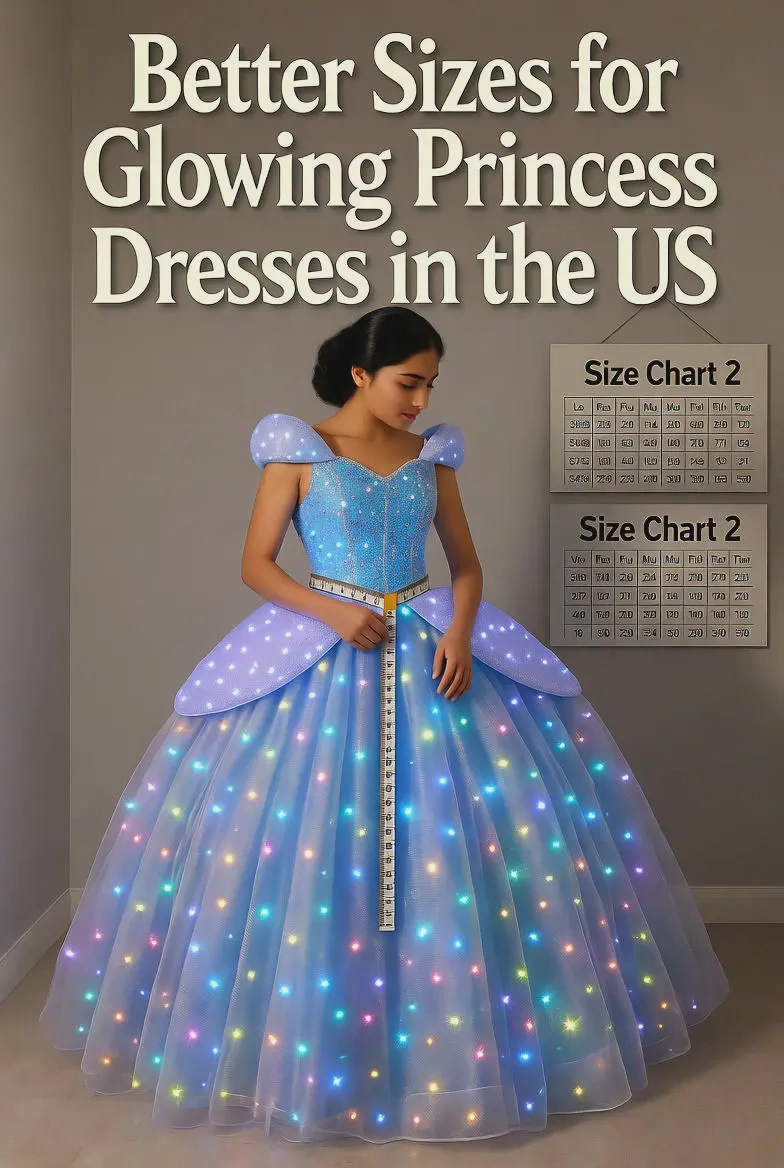 glowing princess dresses