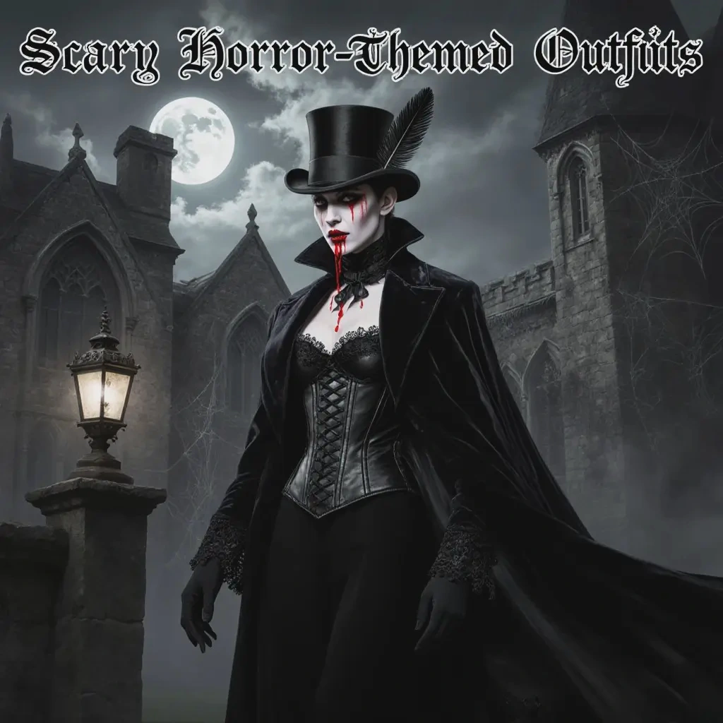 adult horror - themed outfit