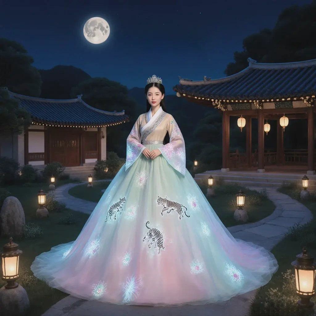 glowing princess dresses