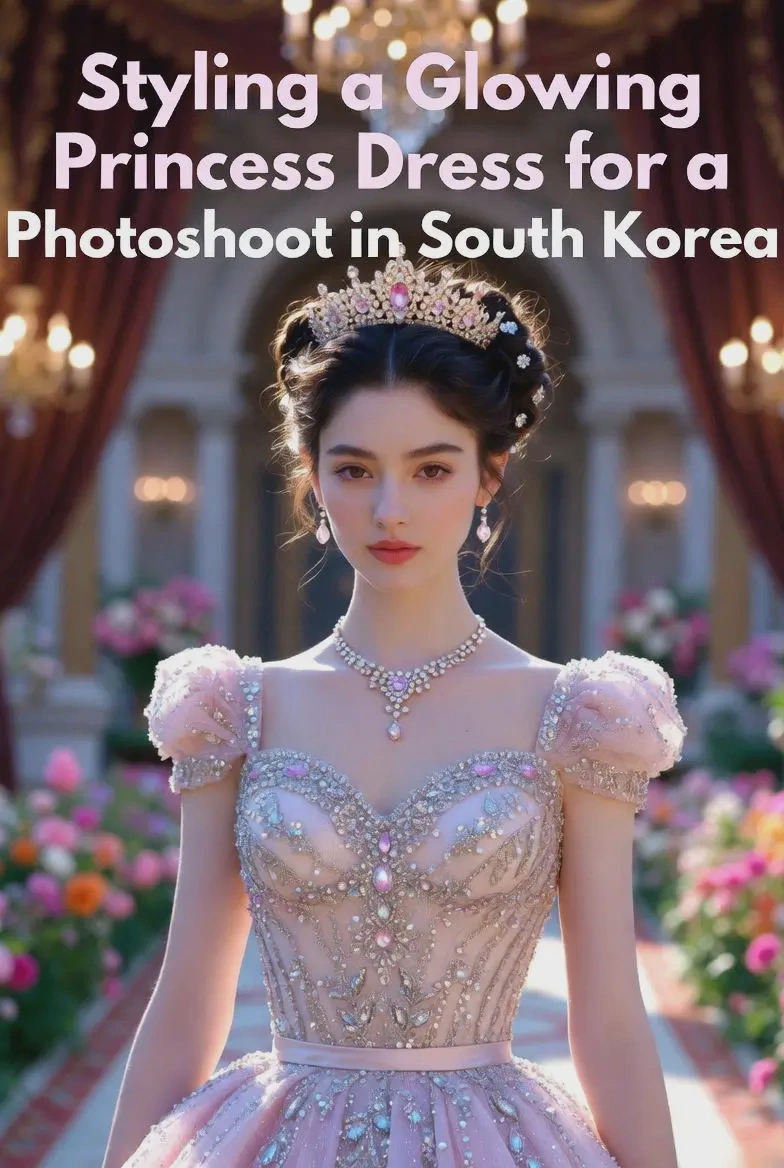 glowing princess dress