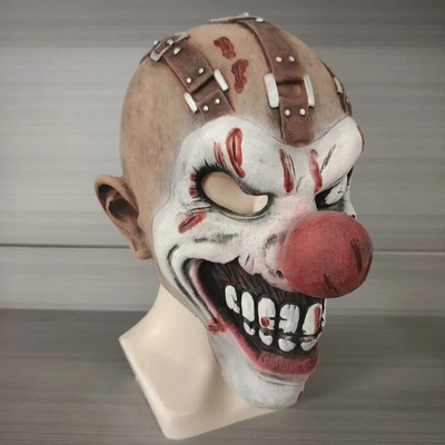 Halloween Red-Nosed Clown Horror Latex Mask