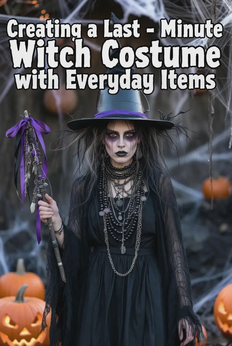 last - minute witch costume