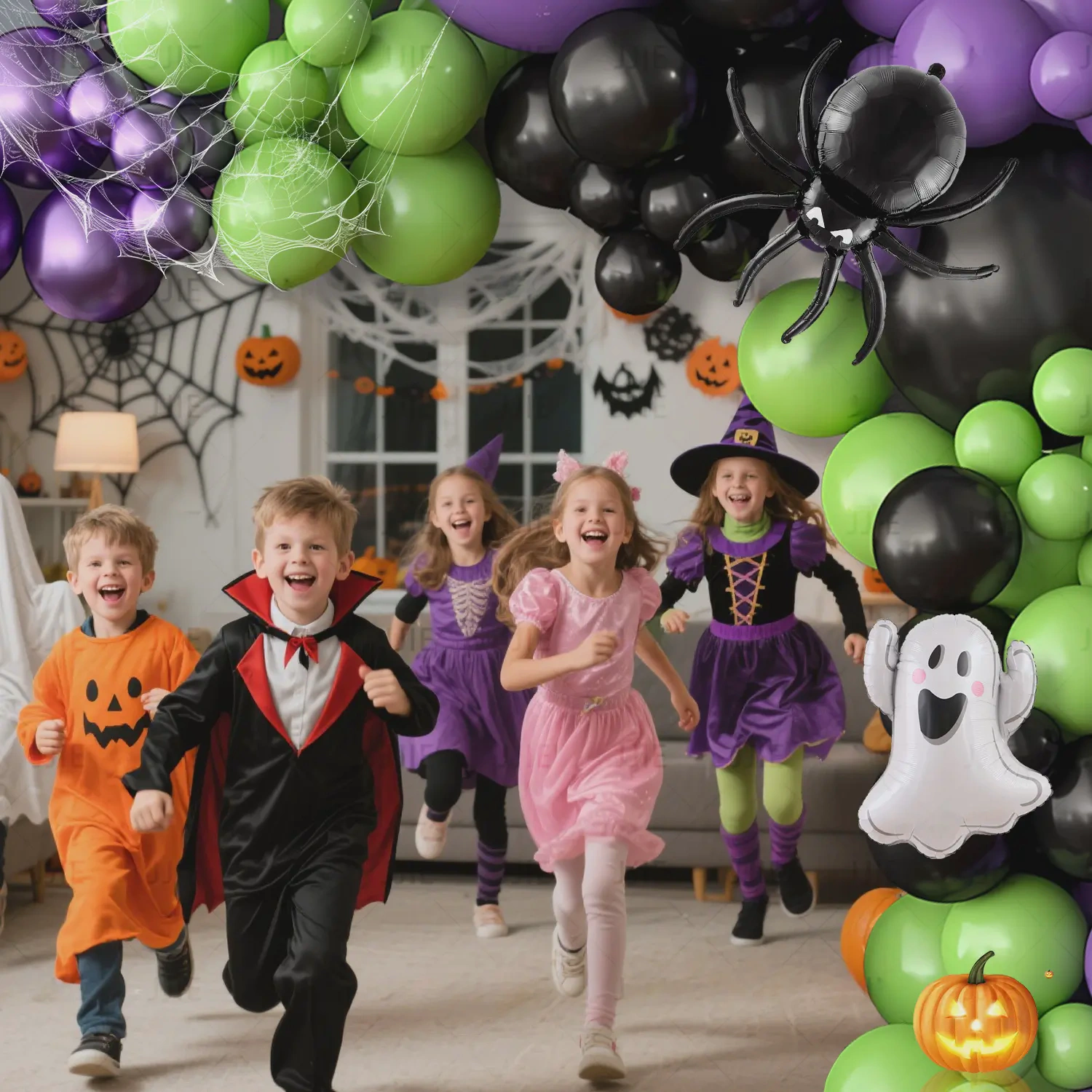 Halloween Party Theme Decorative Balloon Archway