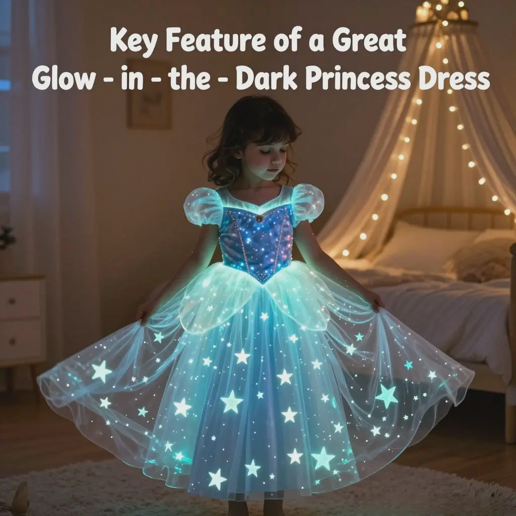 glow - in - the - dark princess dress