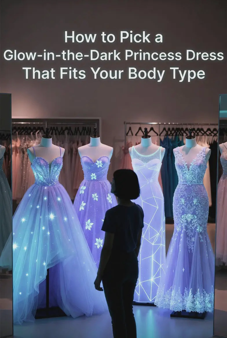 glow - in - the - dark princess dress