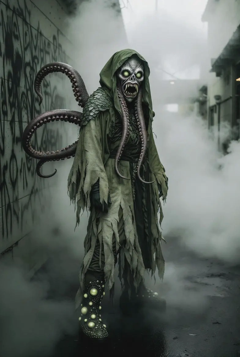 adult horror - themed outfit