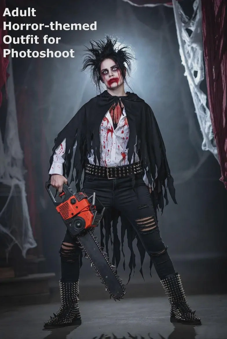 adult horror - themed outfit