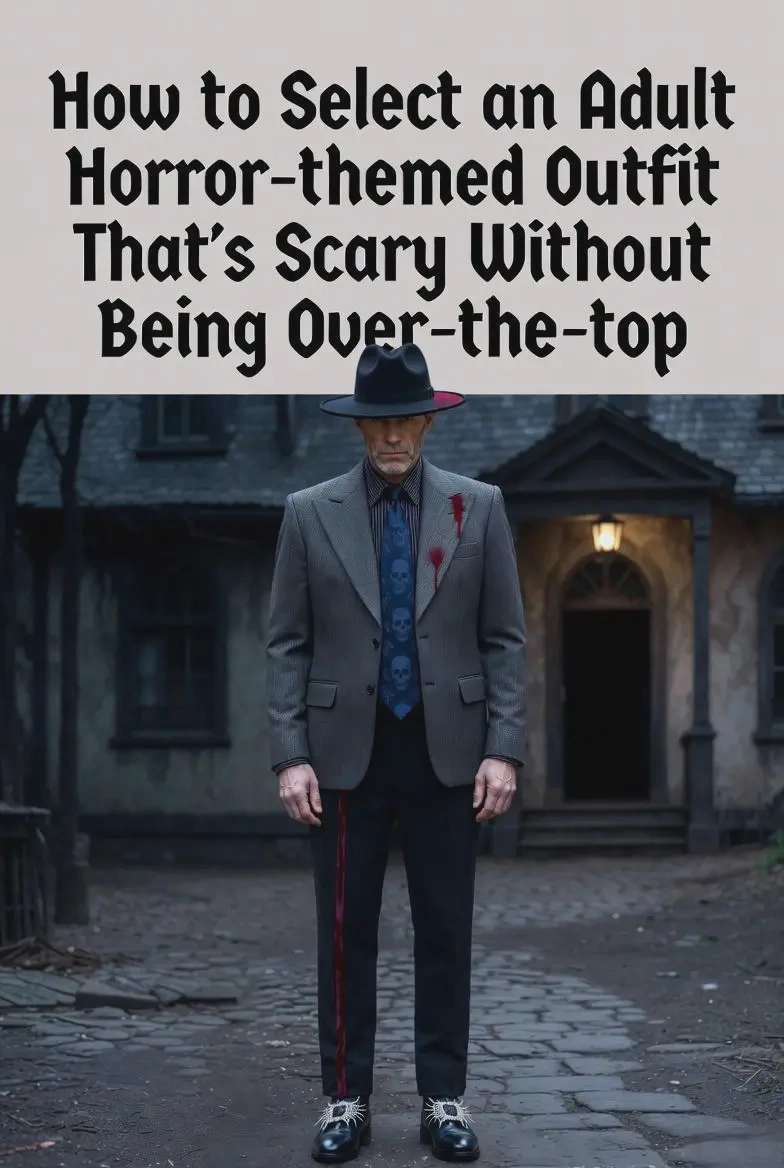 adult horror - themed outfit