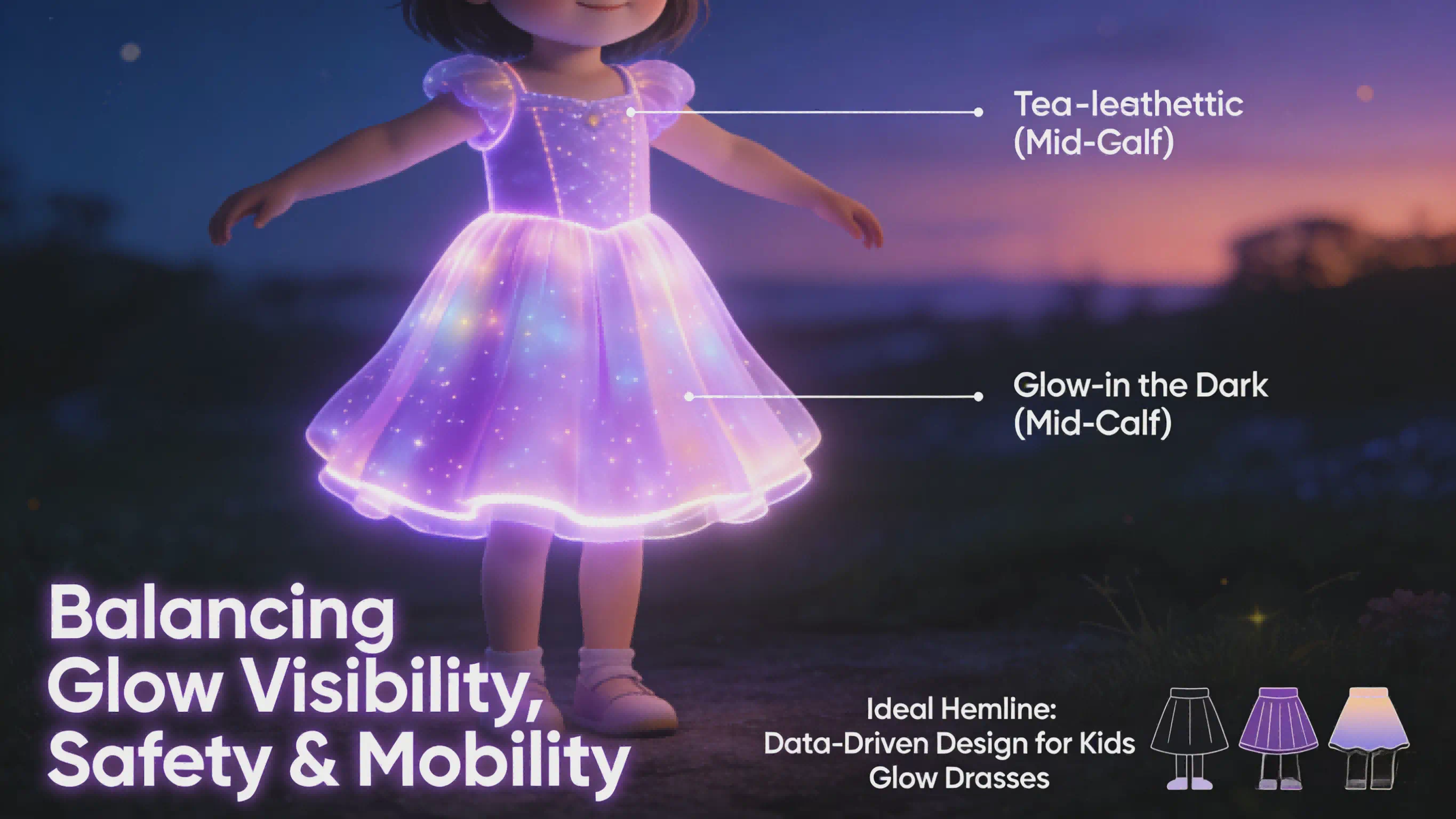 Princess Dress Hemline Styles