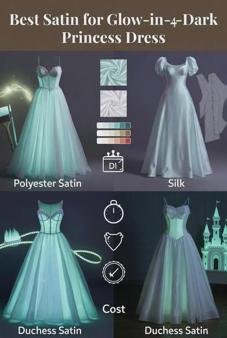 Princess dress fabric