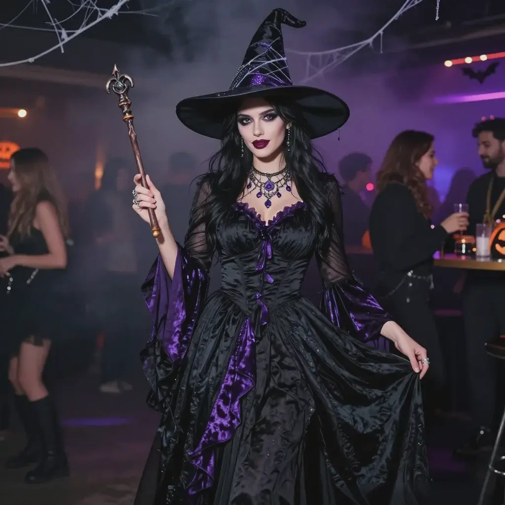 Witch costume feature