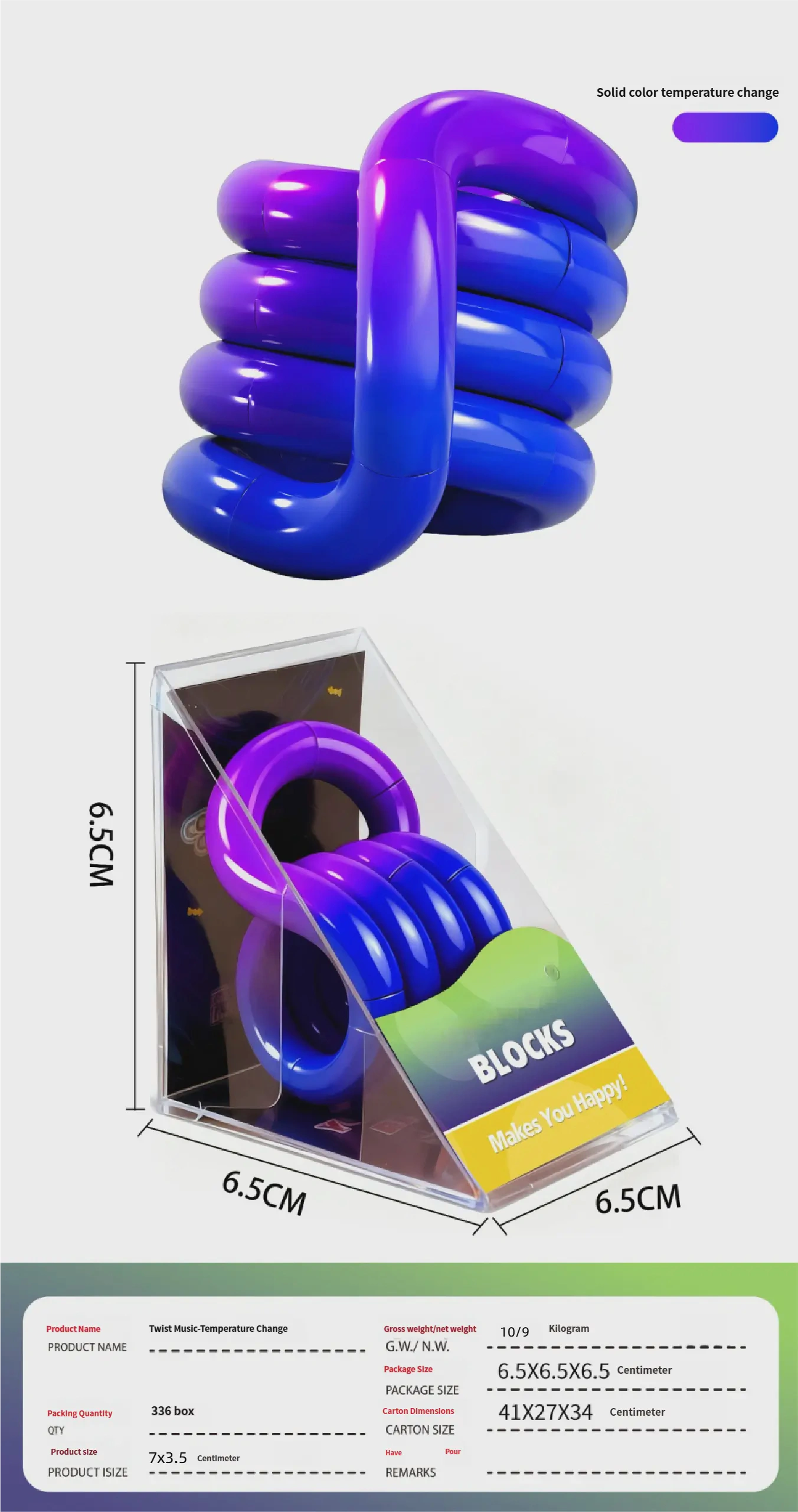 Magic Trister Cube Block Plastic Toy5