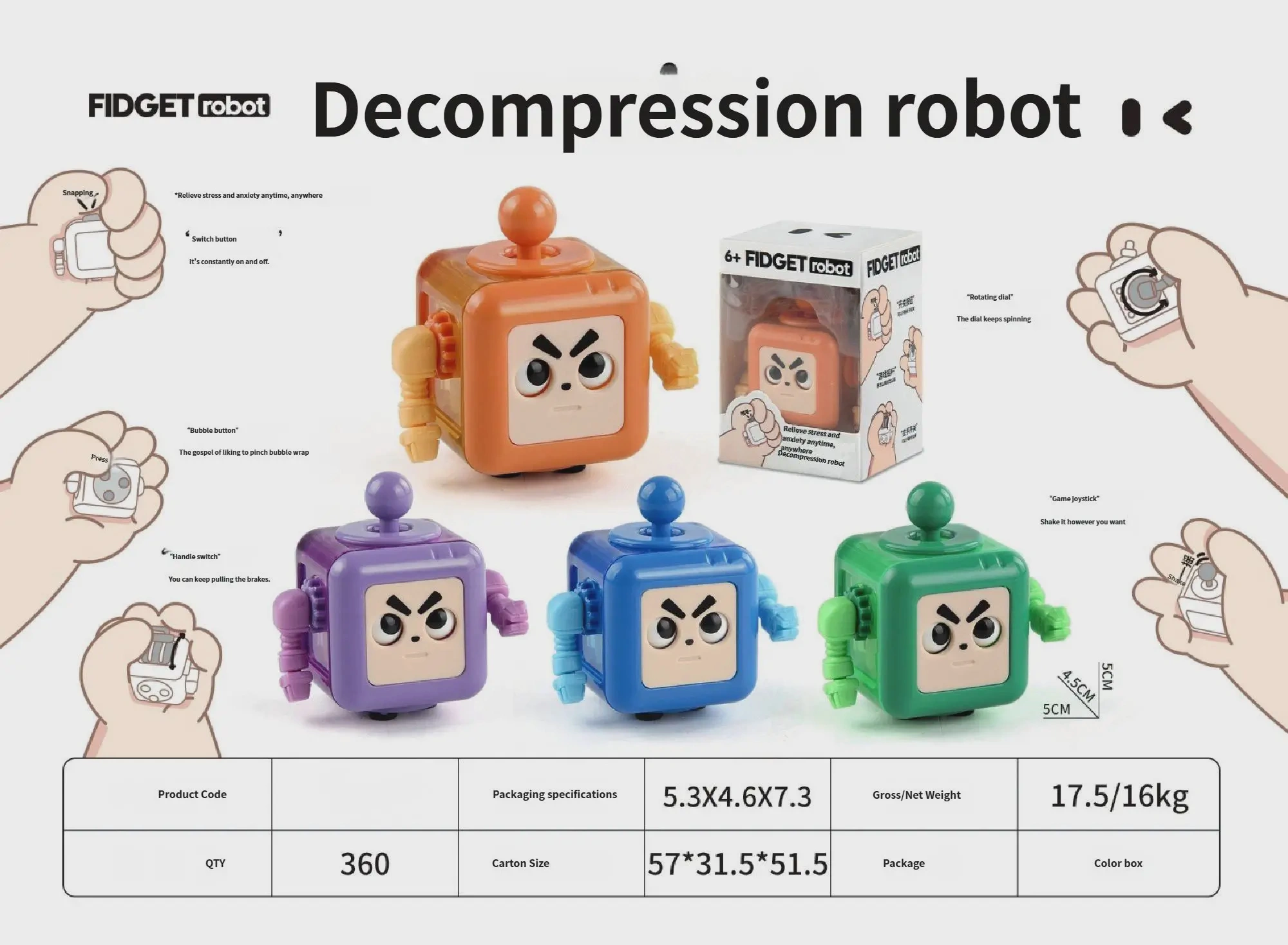 educational Stress Relief Toy