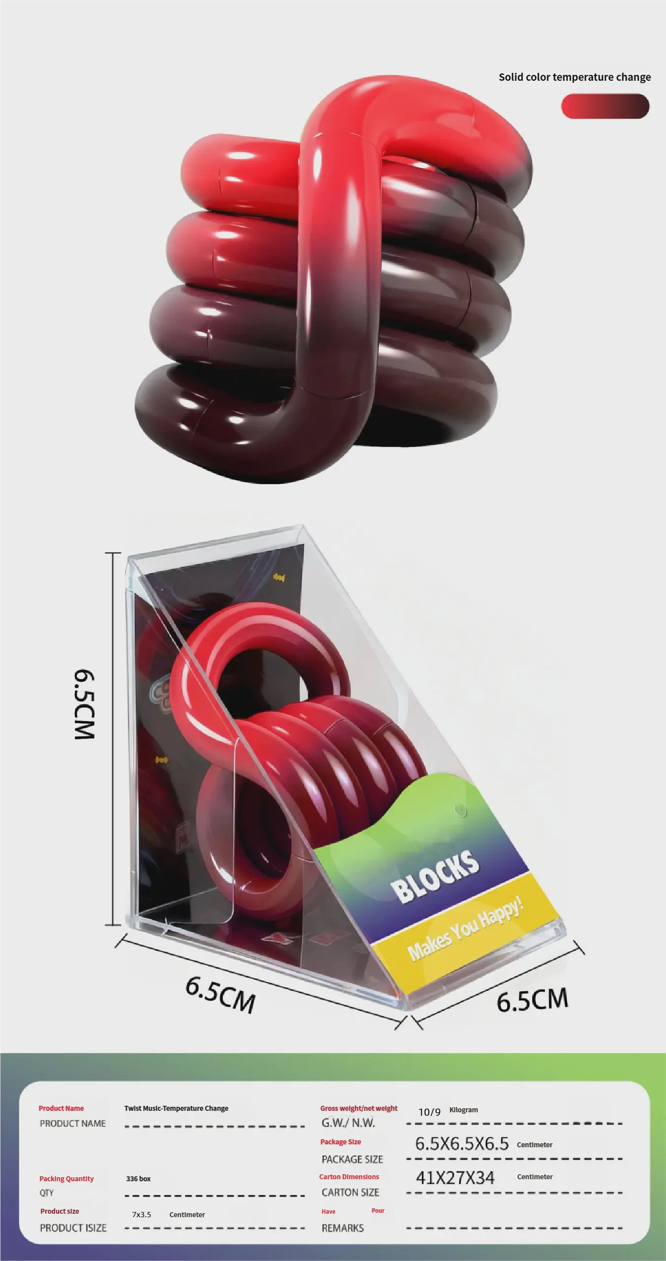 Magic Trister Cube Block Plastic Toy3