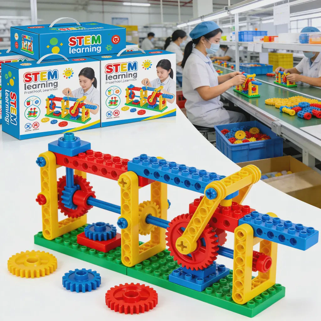 STEM educational toy production for preschool learning