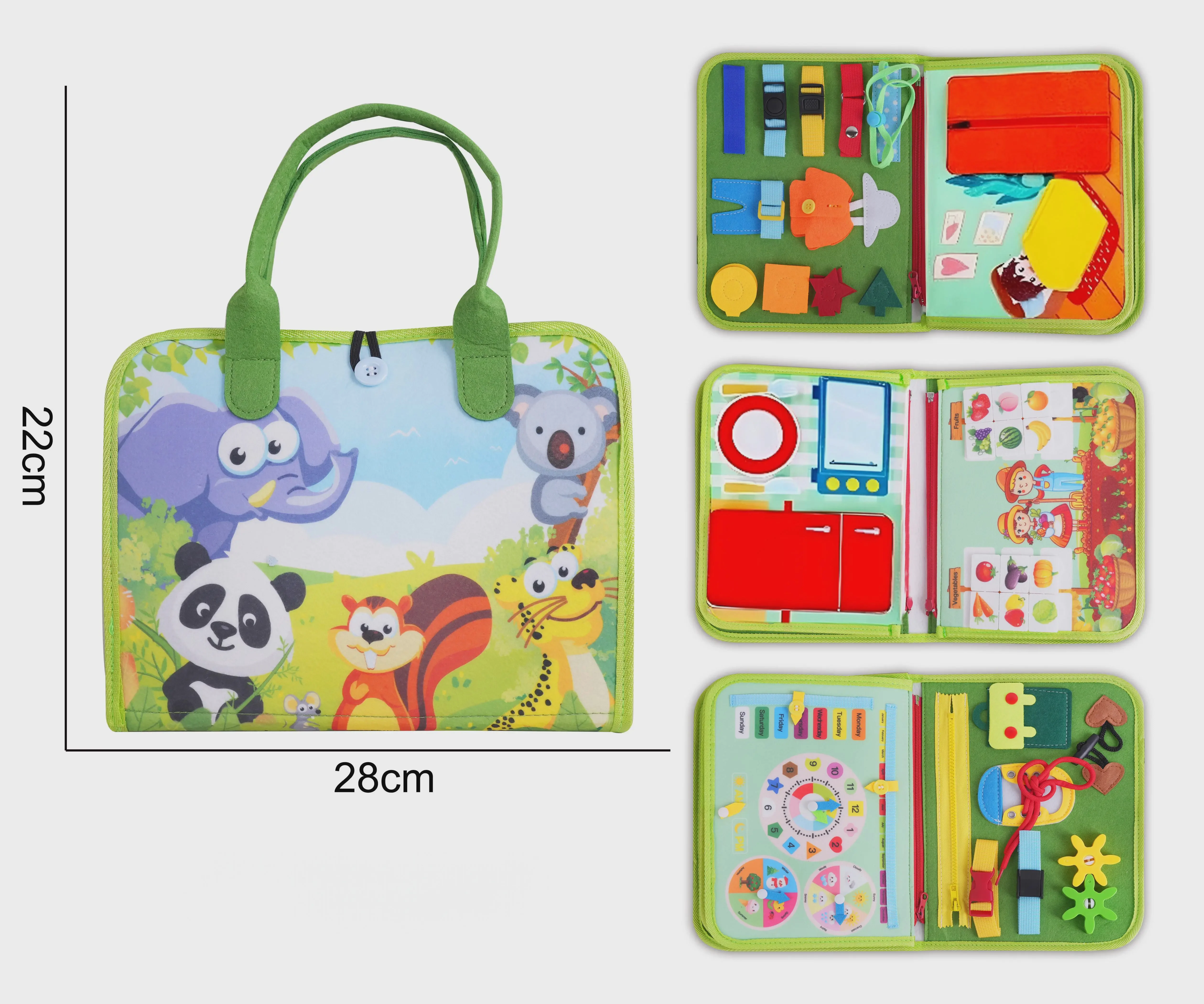 Early Learning Educational Felt Backpack for Children7