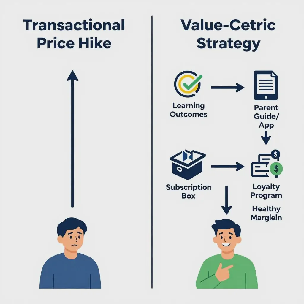 Raw material cost volatility(1)
