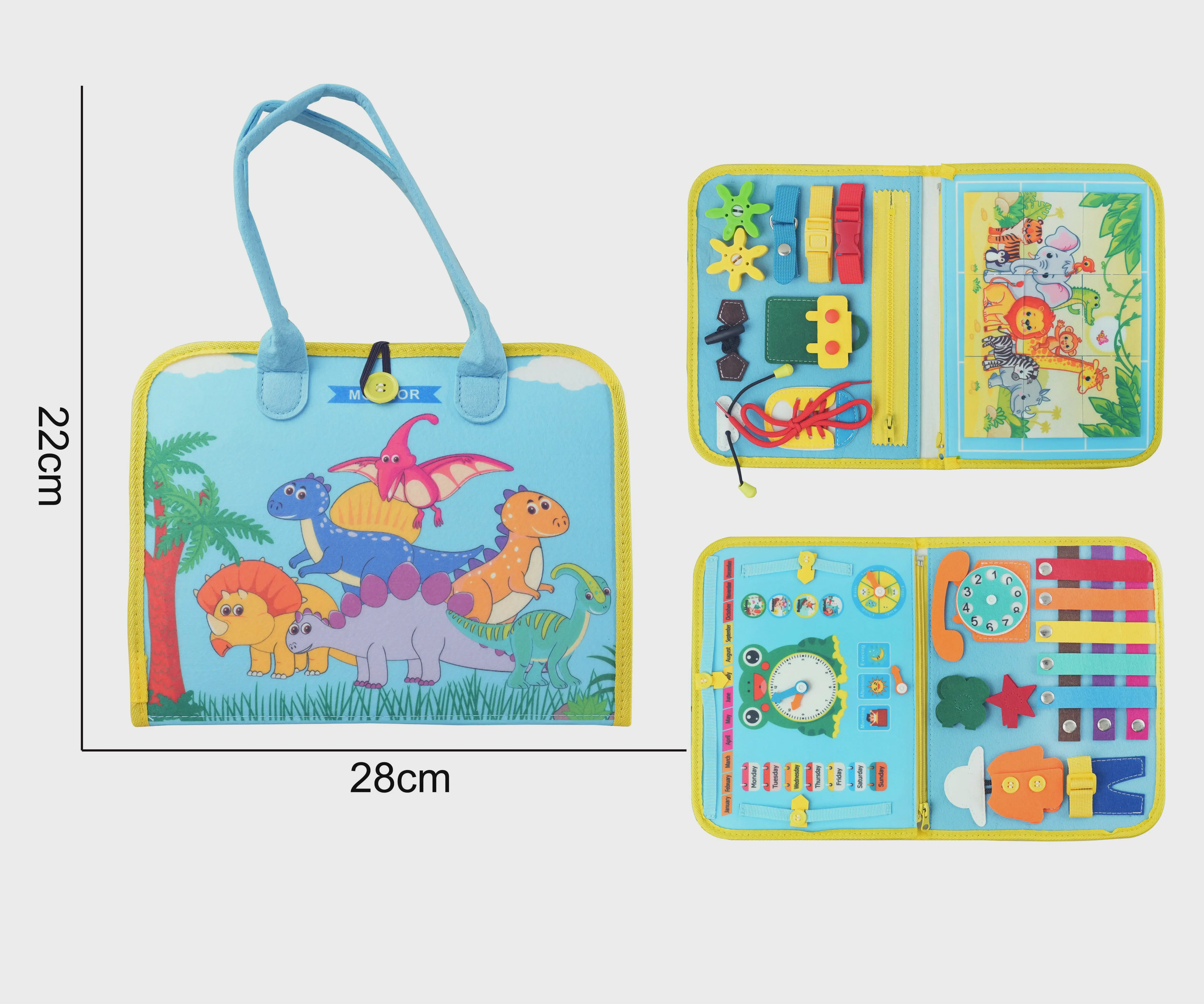 Early Learning Educational Felt Backpack for Children3