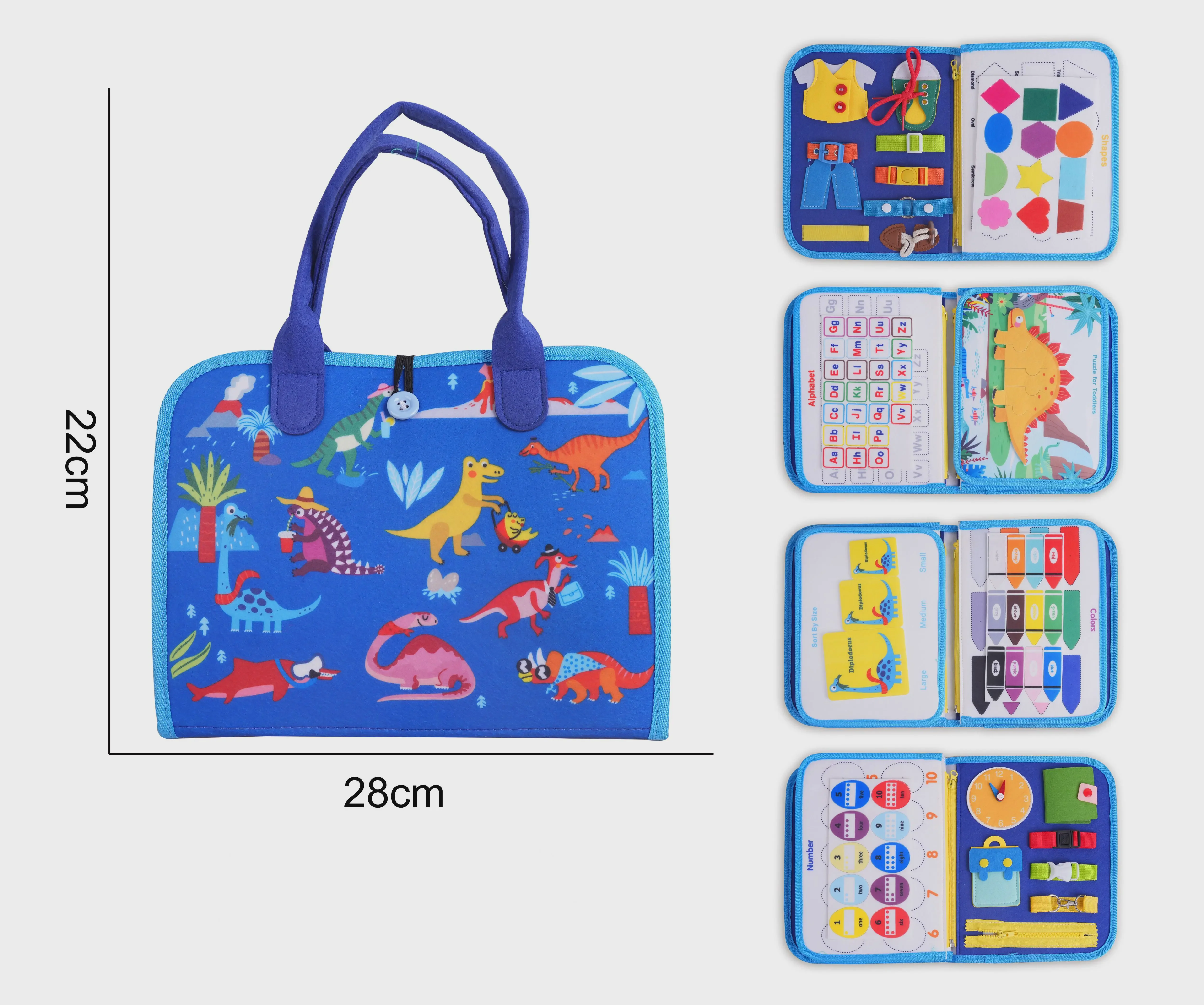 Early Learning Educational Felt Backpack for Children9