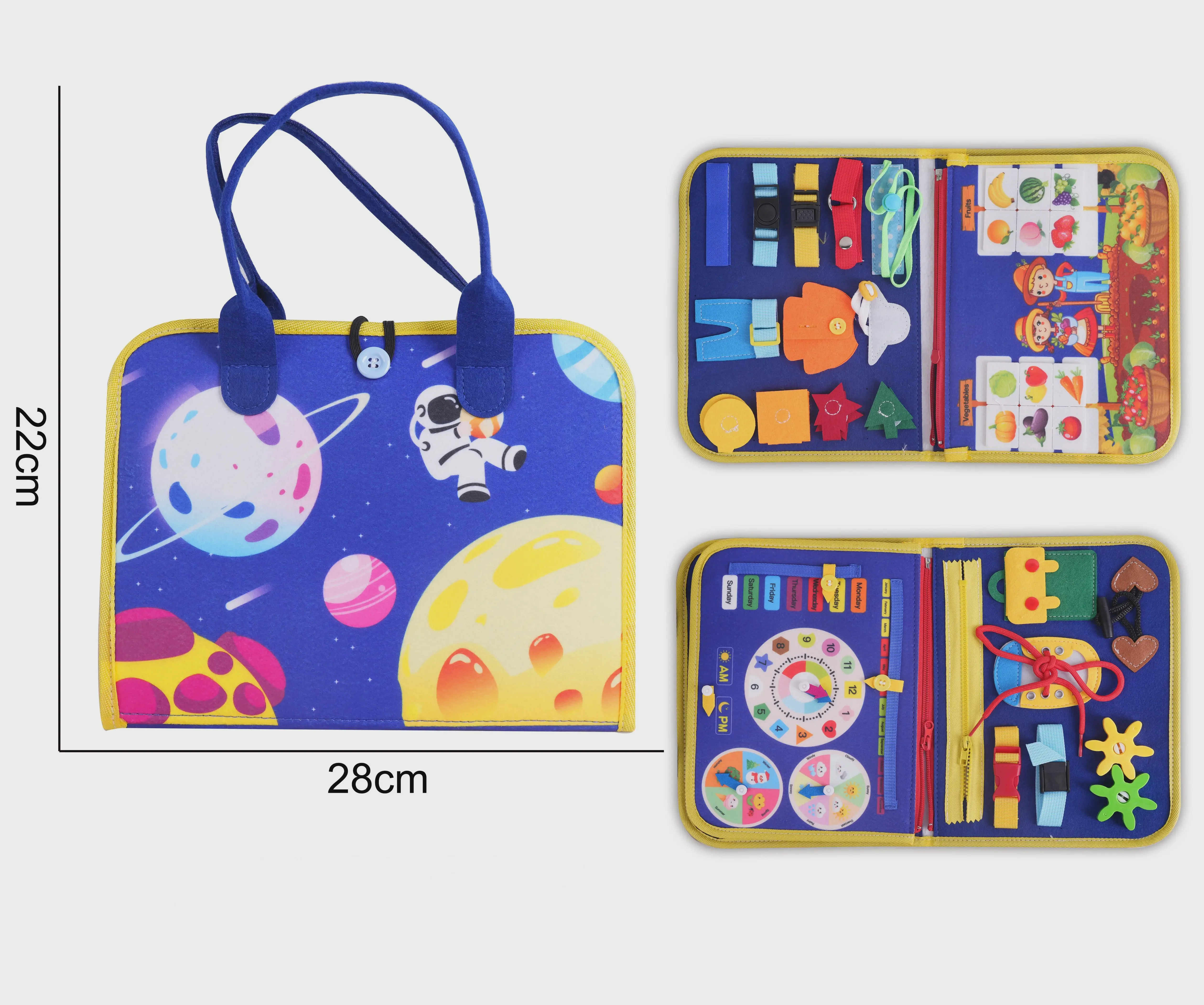 Early Learning Educational Felt Backpack for Children1