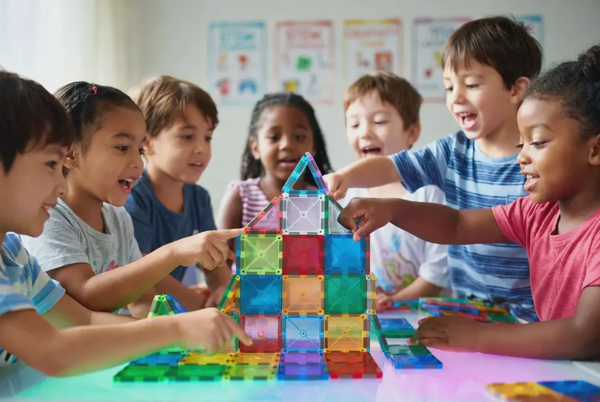 best clear magnetic tiles for preschool