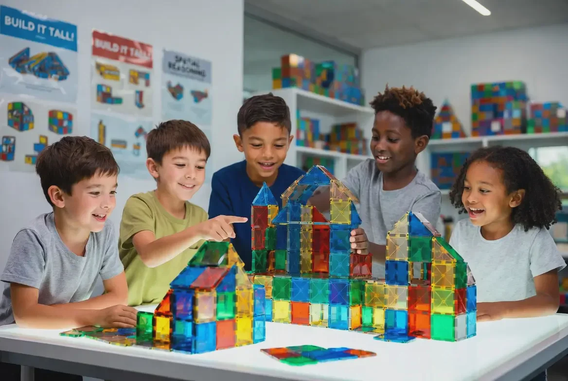 educational magnetic tiles stem